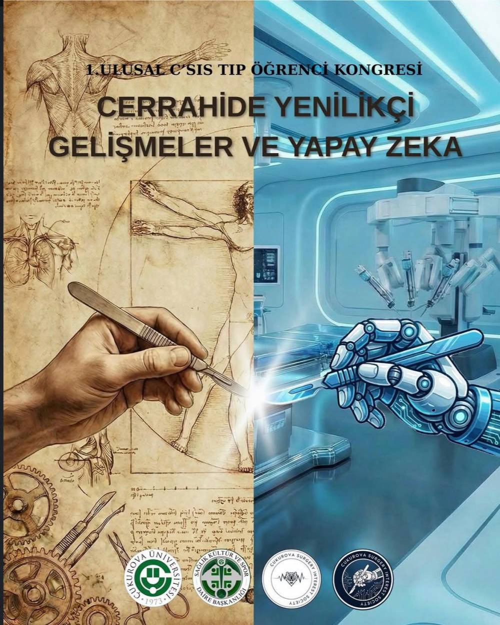 Çukurova Üniversitesinde “Cerrahide Yenilikçi Gelişmeler ve Yapay Zekâ” Kongresi Düzenleniyor