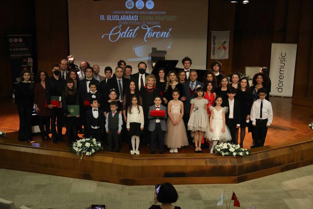ÇÜ Uluslararası Adana Rhapsody Piyano Festivali ve Yarışması Tamamlandı 