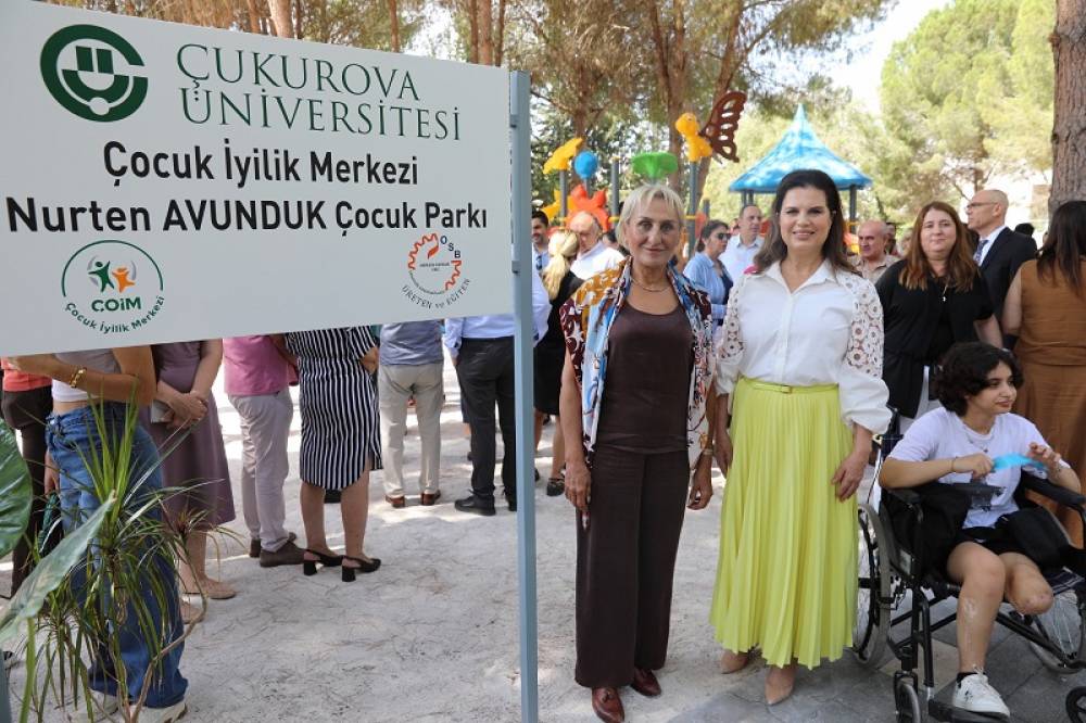 Adana'da Çocuk İyilik Merkezi'nde oyun parkı açılış töreni düzenlendi