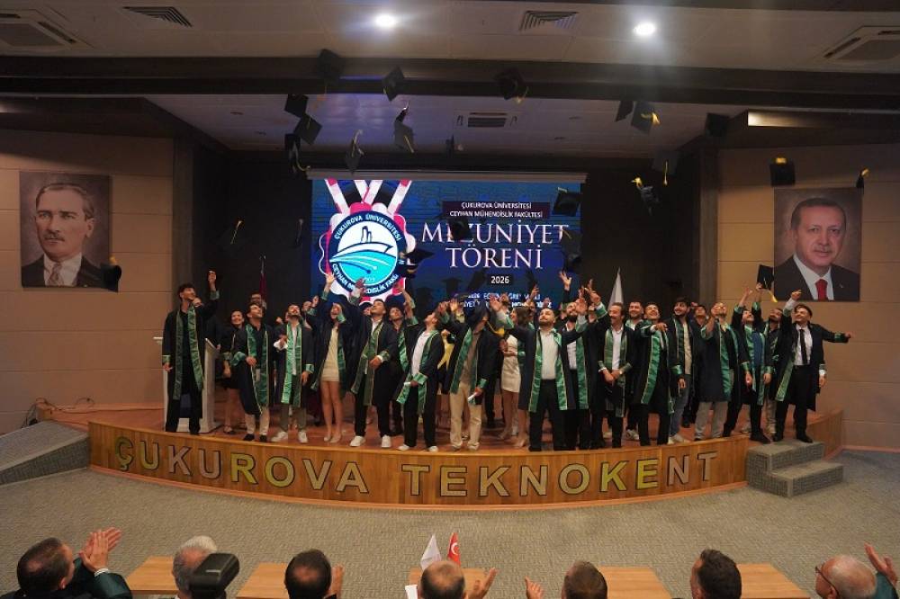 Çukurova Üniversitesi Ceyhan Mühendislik Fakültesi Yeni Mühendislerini Uğurladı