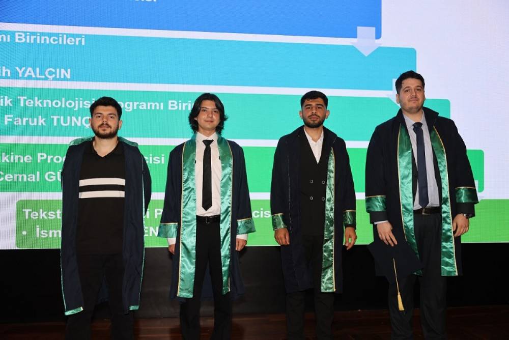 Çukurova Üniversitesi AOSB Teknik Bilimler Meslek Yüksekokulu Yeni Mezunlarını Uğurladı