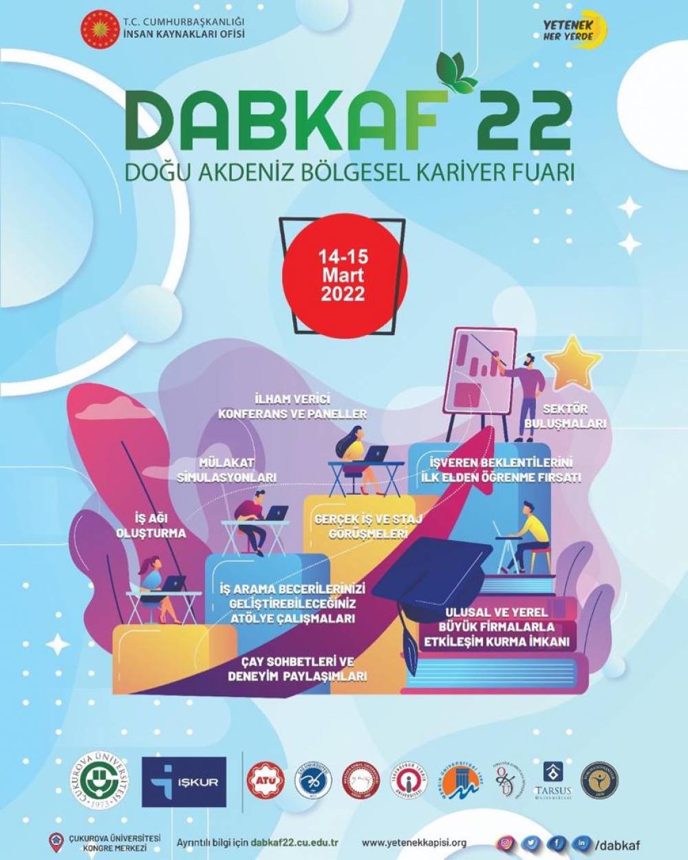 DABKAF’22 Çukurova Üniversitesi Ev sahipliğinde PAZARTESİ Günü Başlıyor