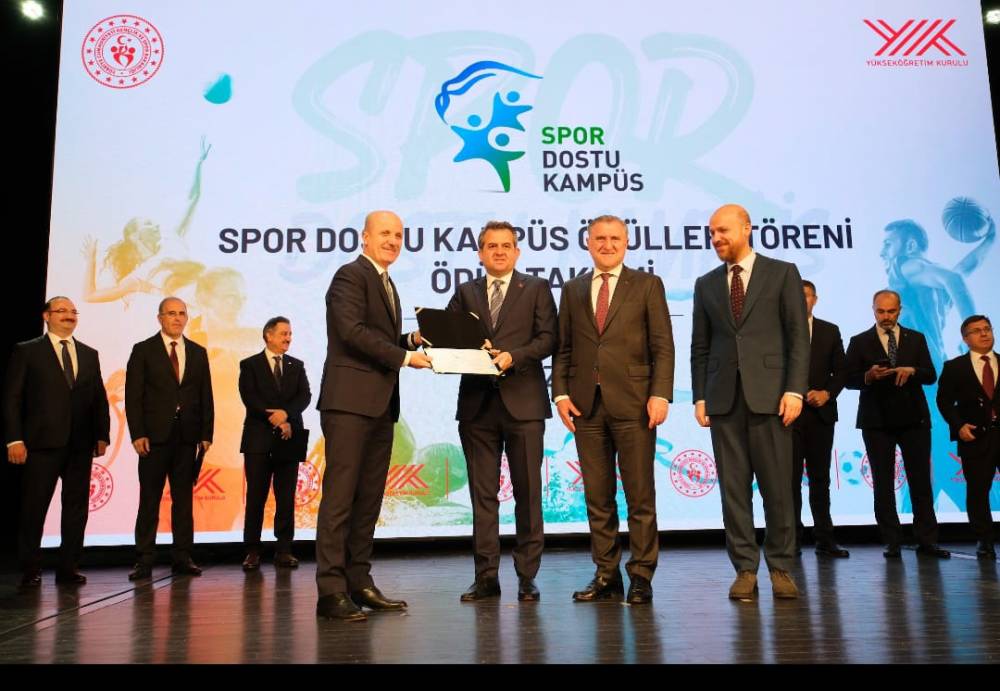 Çukurova Üniversitesi “Spor Dostu Kampüs” Ödülü Aldı