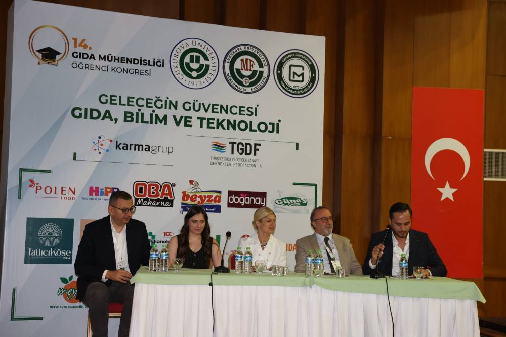 Çukurova Üniversitesinde 14. Gıda Mühendisliği Öğrenci Kongresi Düzenlendi